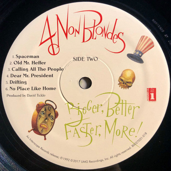 4 Non Blondes : Bigger, Better, Faster, More! (LP, Album, RE, 25t)