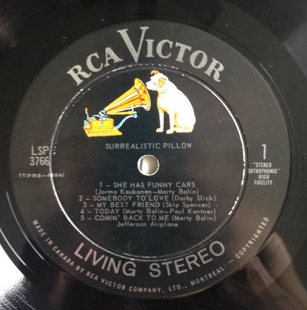 Jefferson Airplane : Surrealistic Pillow (LP, Album)