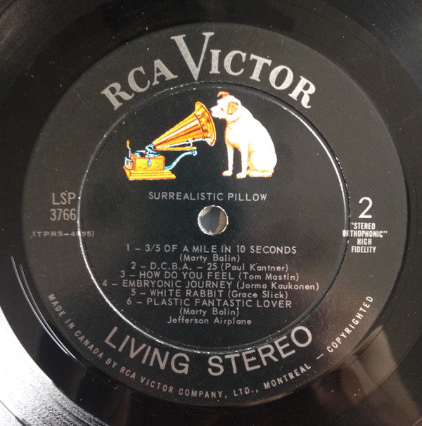 Jefferson Airplane : Surrealistic Pillow (LP, Album)