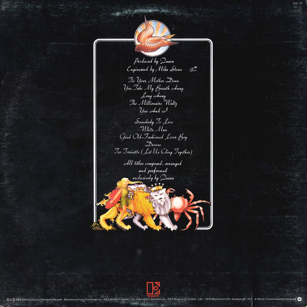 Queen : A Day At The Races (LP, Album, Gat)