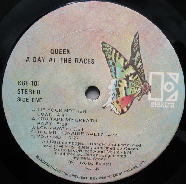 Queen : A Day At The Races (LP, Album, Gat)