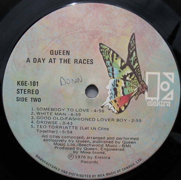 Queen : A Day At The Races (LP, Album, Gat)