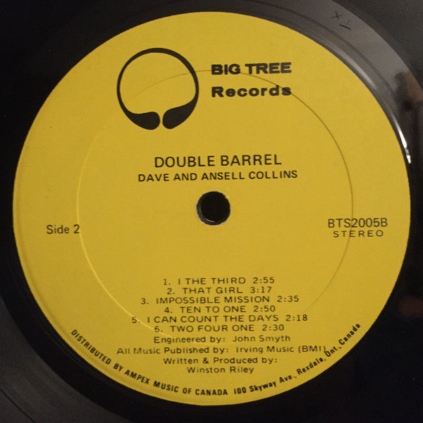 Dave & Ansel Collins : Double Barrel (LP, Album)
