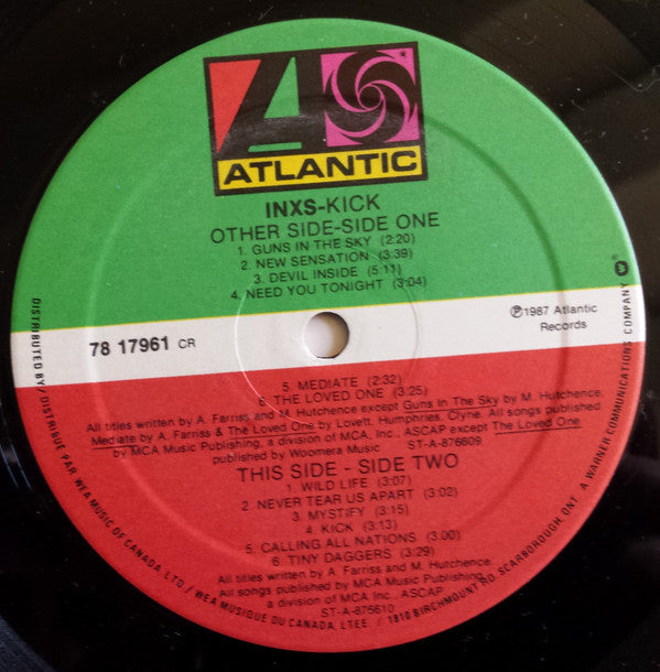 INXS : Kick (LP, Album, Cin)