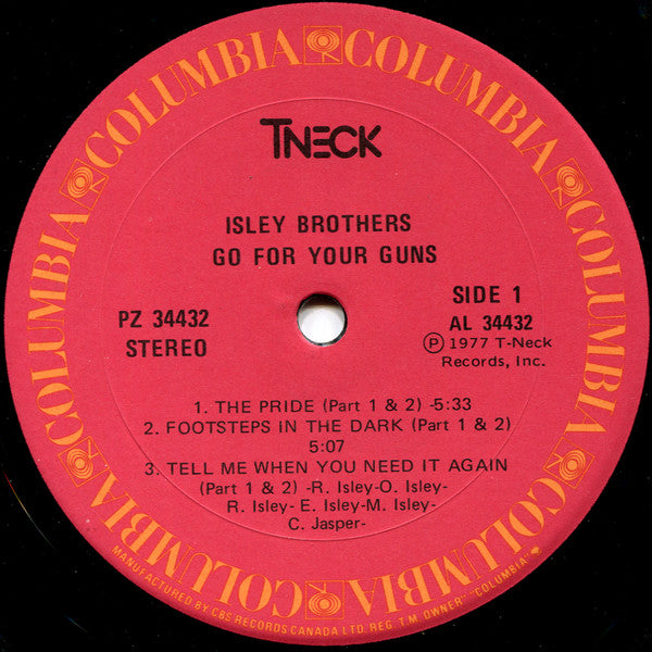 The Isley Brothers : Go For Your Guns (LP, Album)