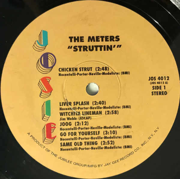 The Meters : Struttin' (LP, Album, RE)