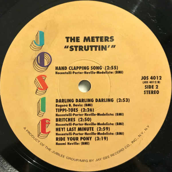 The Meters : Struttin' (LP, Album, RE)