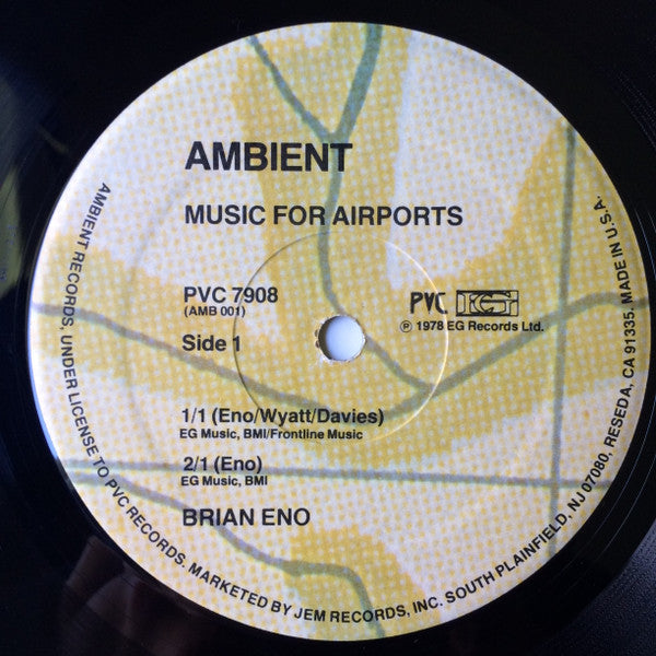 Brian Eno : Ambient 1 (Music For Airports) (LP, Album)