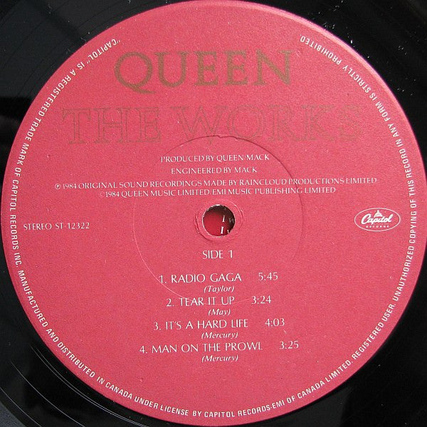 Queen : The Works (LP, Album)