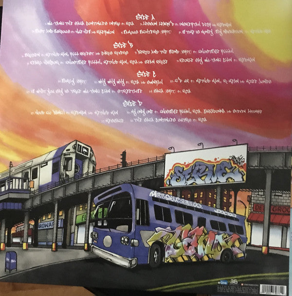 Wu-Tang Clan : The Saga Continues (2xLP, Album, Ltd, Blu)