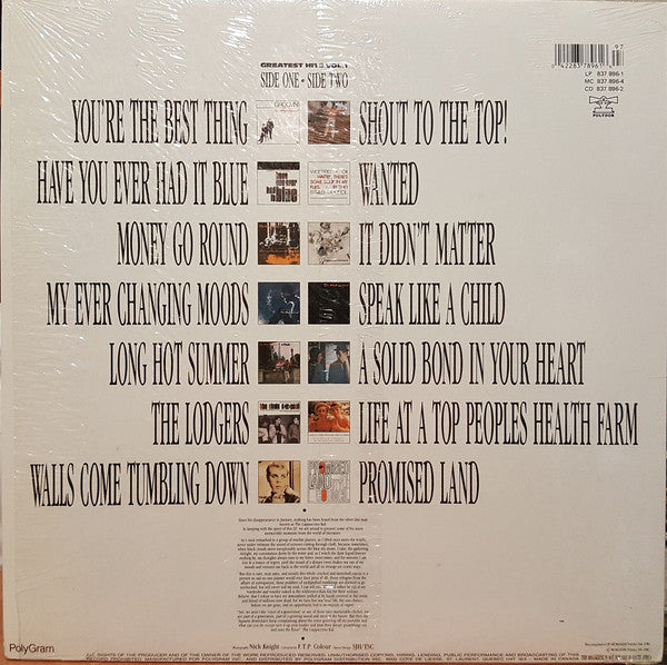 The Style Council : The Singular Adventures Of The Style Council - Greatest Hits Vol. 1 (LP, Comp)
