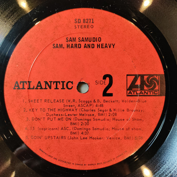 Sam Samudio : Hard And Heavy (LP, Album)