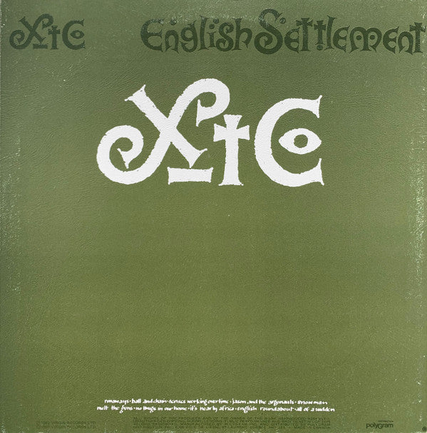 XTC : English Settlement (LP, Album)
