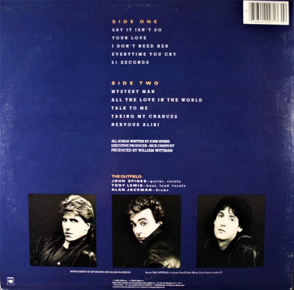 The Outfield : Play Deep (LP, Album, Car)