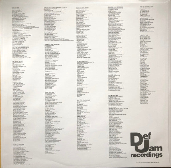 Public Enemy : It Takes A Nation Of Millions To Hold Us Back (LP, Album, RE, RP)