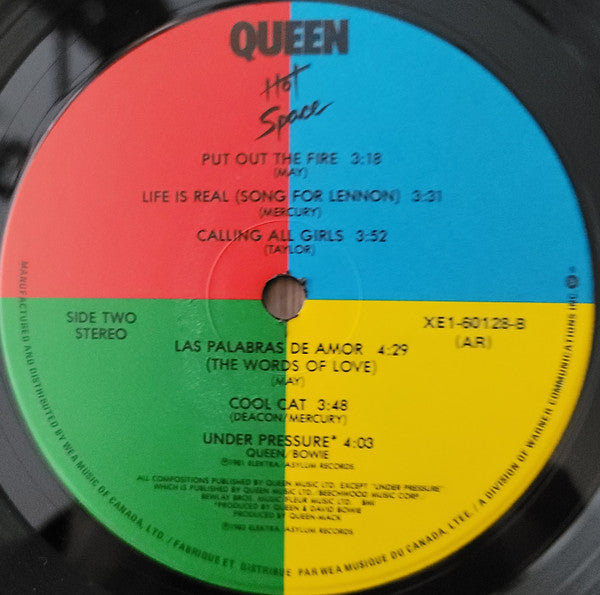 Queen : Hot Space (LP, Album, Cin)