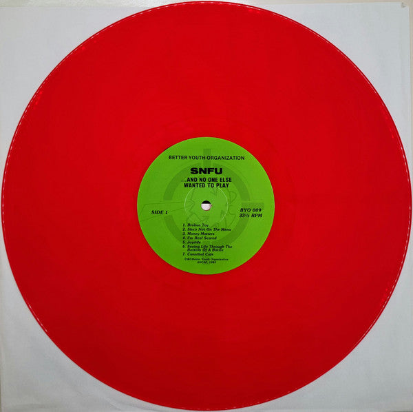 SNFU : ... And No One Else Wanted To Play (LP, Album, Ltd, Red)