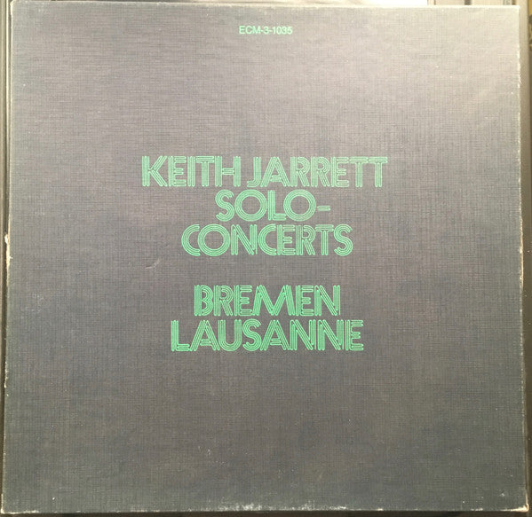 Keith Jarrett : Solo Concerts: Bremen / Lausanne (3xLP, Album, RP + Box)