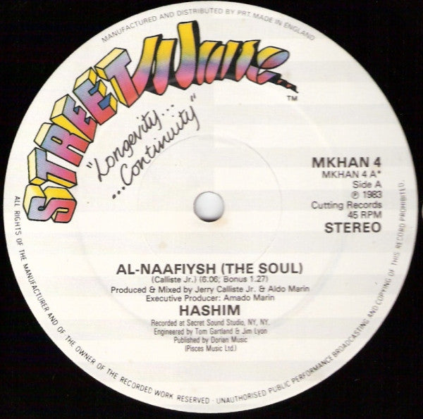 Hashim : Al-Naafiysh (The Soul) (12")