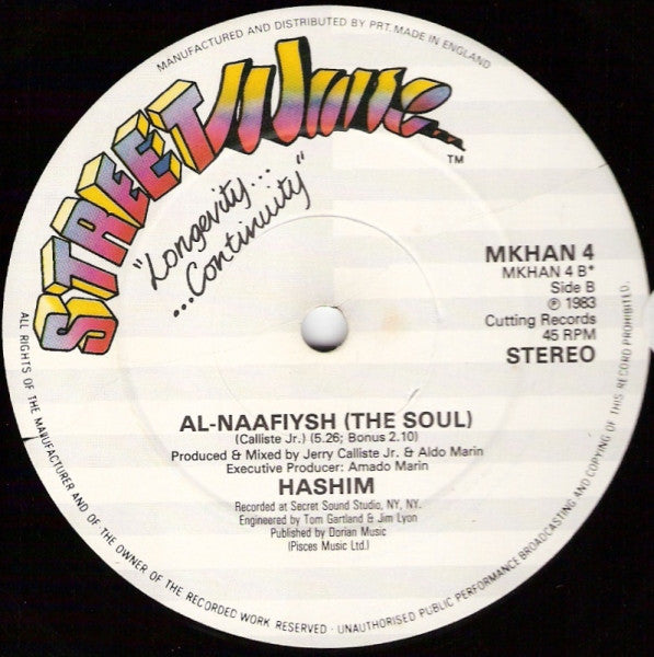 Hashim : Al-Naafiysh (The Soul) (12")
