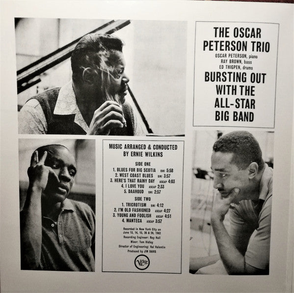 The Oscar Peterson Trio : Bursting Out With The All-Star Big Band (LP, Album, RE, Gat)