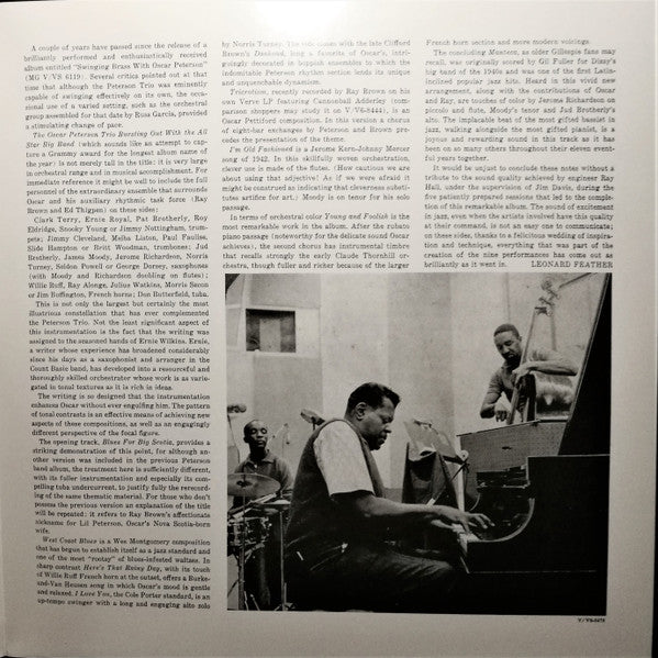 The Oscar Peterson Trio : Bursting Out With The All-Star Big Band (LP, Album, RE, Gat)
