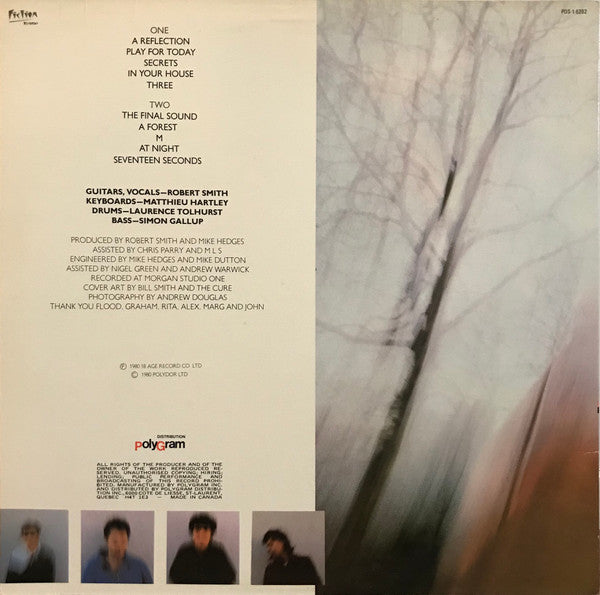 The Cure : Seventeen Seconds (LP, Album)