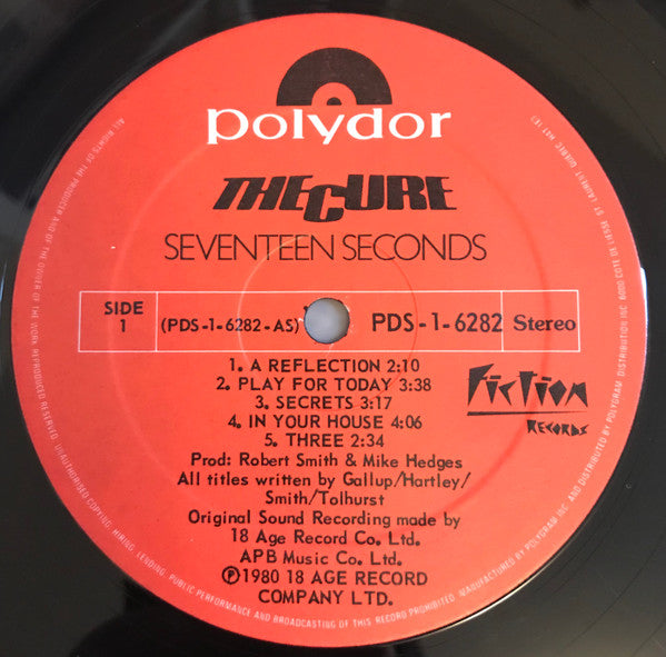 The Cure : Seventeen Seconds (LP, Album)
