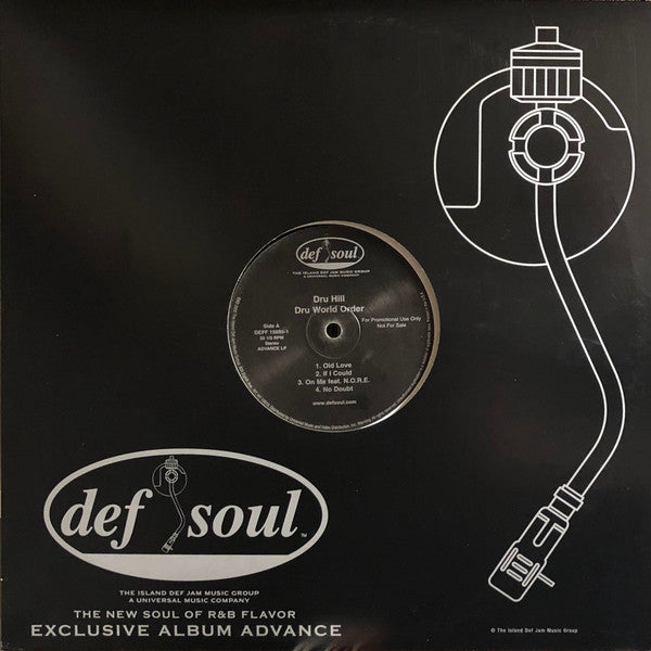 Dru Hill : Dru World Order (Advance LP) (LP, Advance, Promo)