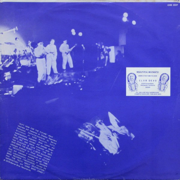 Devo : Duty Now For The Future (LP, Album)