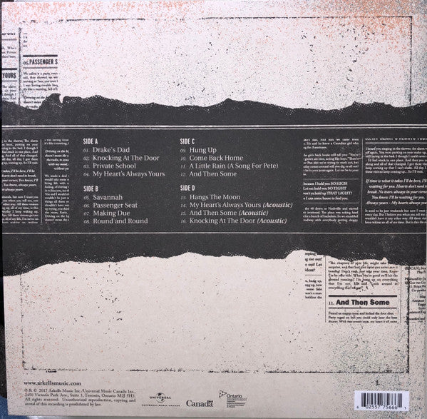 Arkells : Morning Report (LP, Ora + LP, Blu + Album, Dlx)