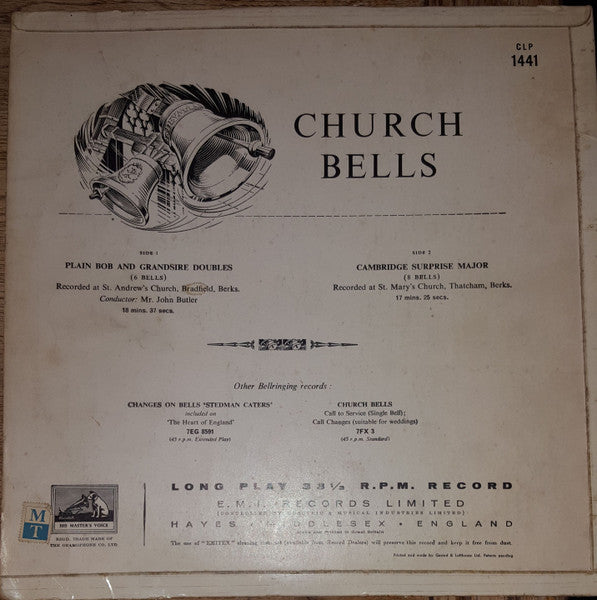 No Artist : Church Bells (LP, Album, Mono)