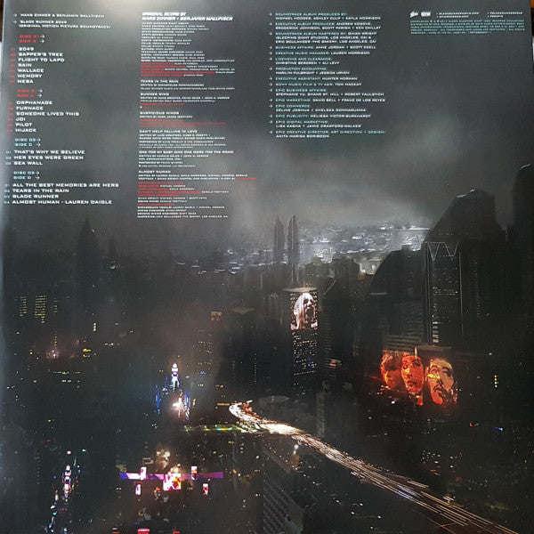 Hans Zimmer & Benjamin Wallfisch : Blade Runner 2049 (Original Motion Picture Soundtrack) (2xLP, Album, 150)