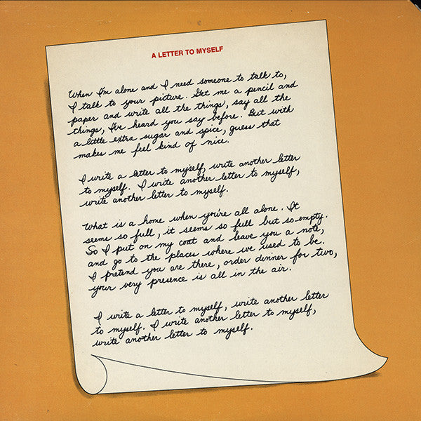 The Chi-Lites : A Letter To Myself (LP, Album)