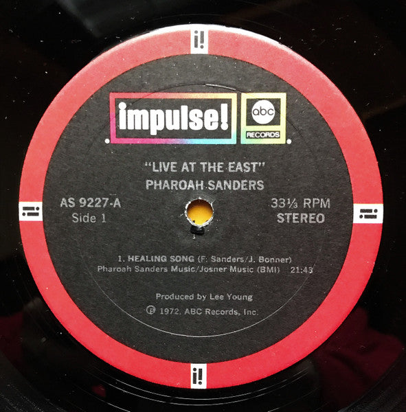 Pharoah Sanders : Live At The East (LP, Album)