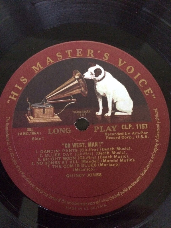 Quincy Jones : Go West, Man! (LP, Album, Mono)