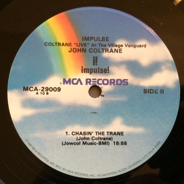 John Coltrane : "Live" At The Village Vanguard (LP, Album, RE)