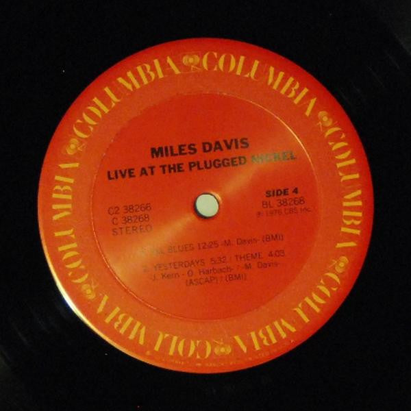 Miles Davis : Live At The Plugged Nickel (2xLP, Comp)
