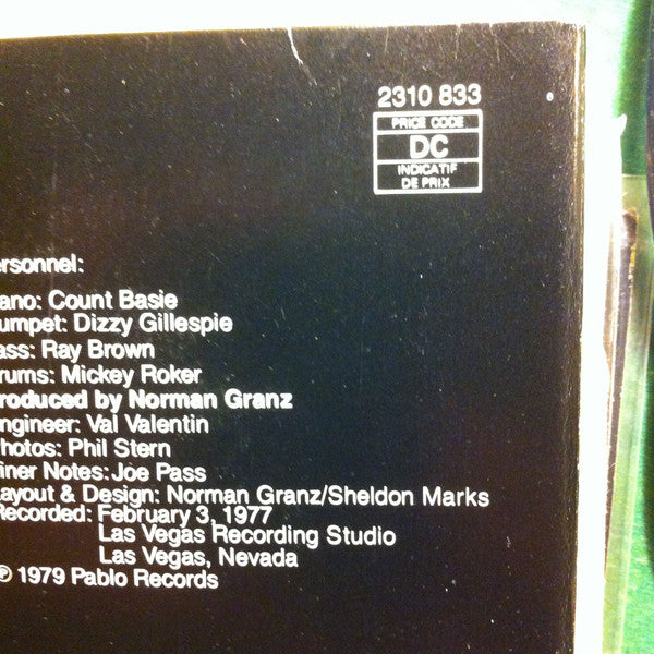 Count Basie & Dizzy Gillespie : The Gifted Ones (LP, Album, Gat)