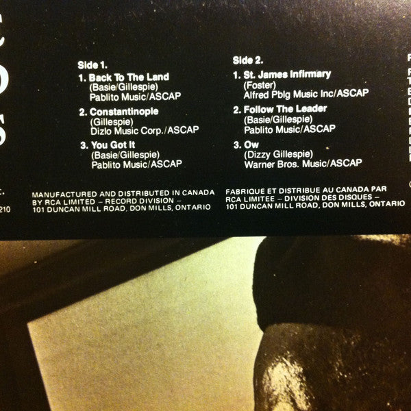 Count Basie & Dizzy Gillespie : The Gifted Ones (LP, Album, Gat)