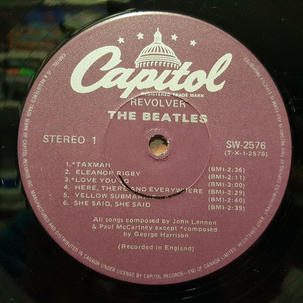 The Beatles : Revolver (LP, Album, RE, 3rd)