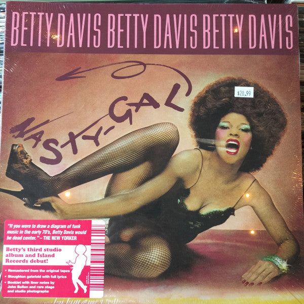 Betty Davis : Nasty Gal (LP, Album, RE, RM)