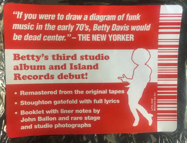 Betty Davis : Nasty Gal (LP, Album, RE, RM)