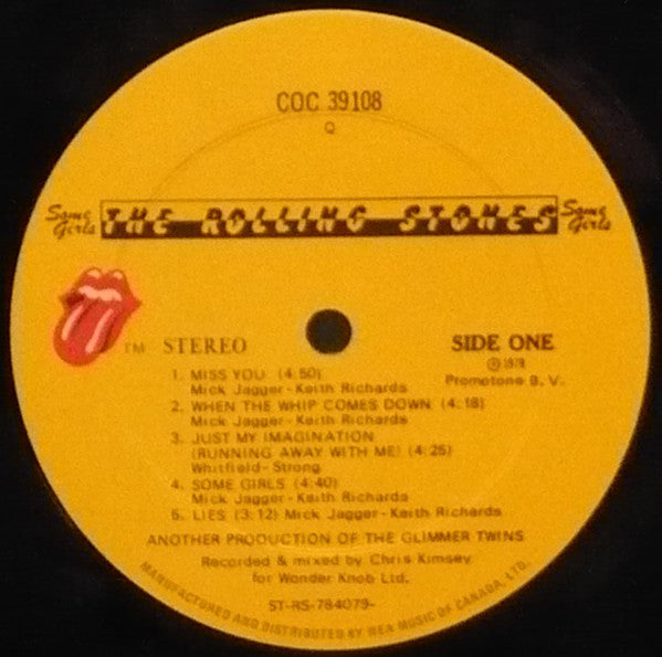 The Rolling Stones : Some Girls (LP, Album)