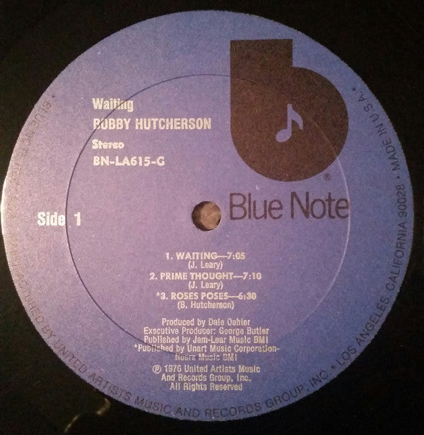 Bobby Hutcherson : Waiting (LP, Album)