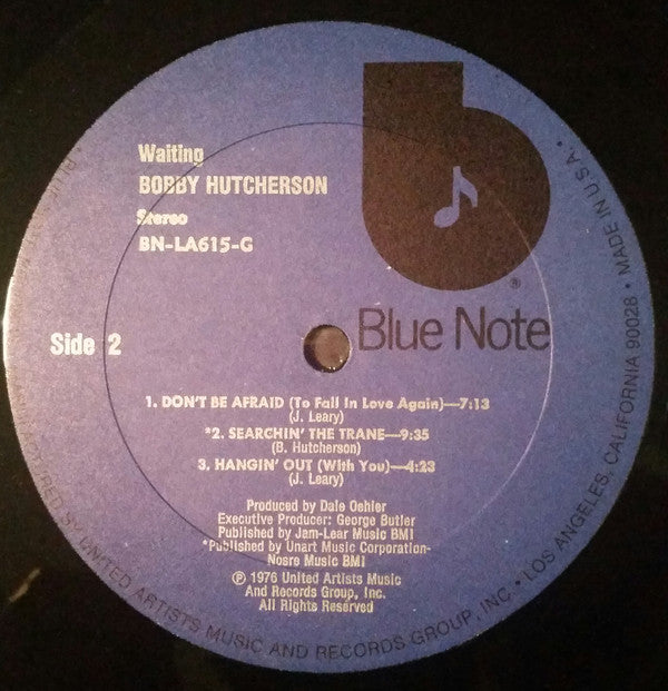Bobby Hutcherson : Waiting (LP, Album)