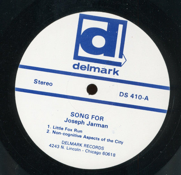 Joseph Jarman : Song For (LP, Album, RP)