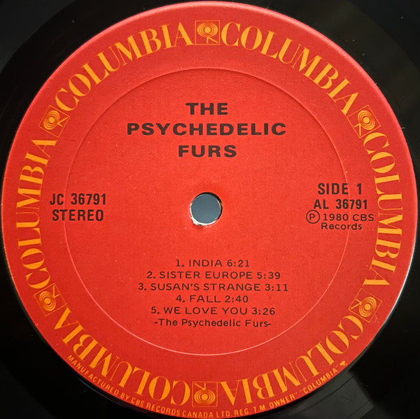 The Psychedelic Furs : The Psychedelic Furs (LP, Album)
