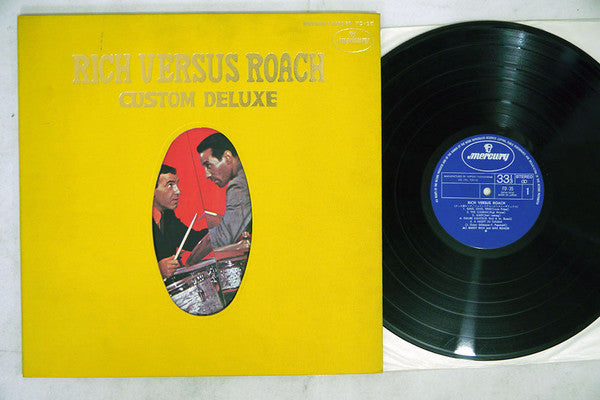 Buddy Rich And Max Roach : Rich Versus Roach (LP, Album, Dlx)