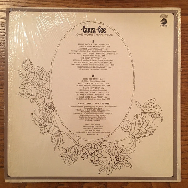Laura Lee : Love More Than Pride (LP, Album)